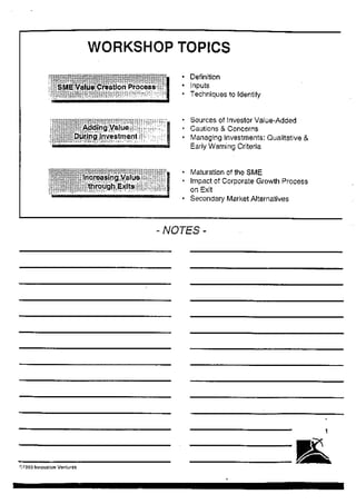 IVI Workshop Value Creation in European Pe