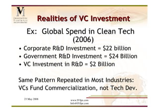 IVI Presentation at UNECE Conference, May 2008