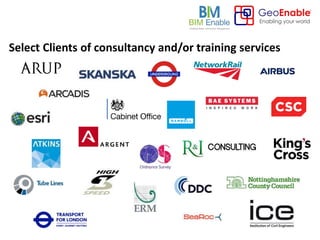 Select Clients of consultancy and/or training services
 