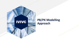 IVIVC
PB/PK Modelling
Approach
 