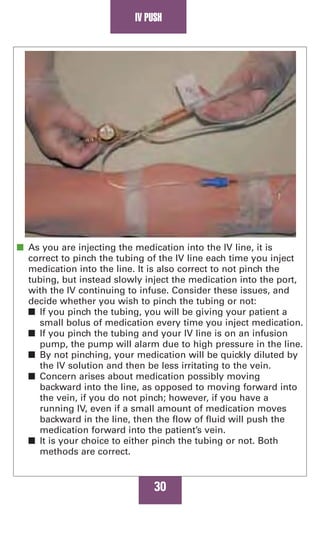 Iv Push Example Iv med notes | PDF