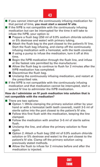 Iv Notes Iv med notes | PDF
