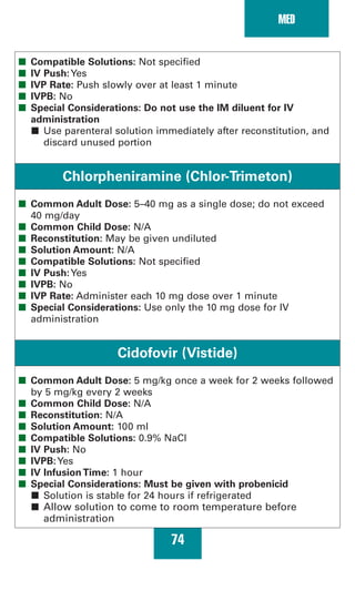 Iv med notes | PDF
