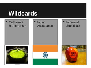 Wildcards
•   Outbreak /      •   Indian       •   Improved
    Bio-terrorism       Acceptance       Substitute
 