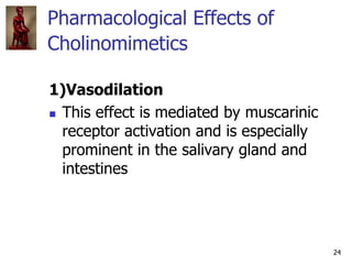 ANS Pharmacology-Cholinergic Agents