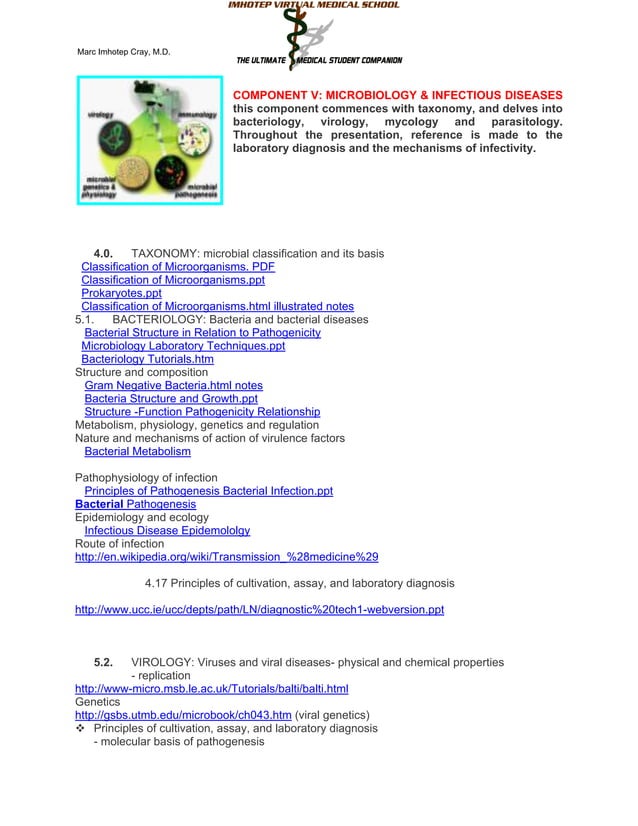 IVMS BMS GENERAL PRINCIPLES USMLE WEB MAPS-Global | PDF