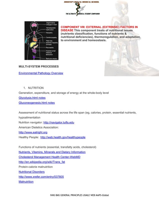 Ivms bms general principles usmle web maps | PDF