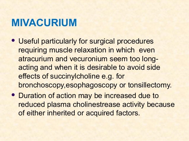 Iv muscle relaxants Iv muscle relaxants