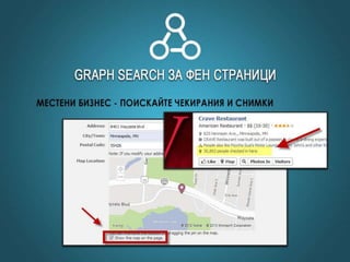Facebook маркетинг, Graph search, Open Graph Actions