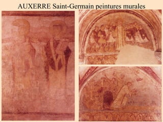AUXERRE Saint-Germain peintures murales 
