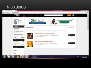 MIS AUDIOS 
 
