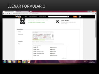 LLENAR FORMULARIO 
 