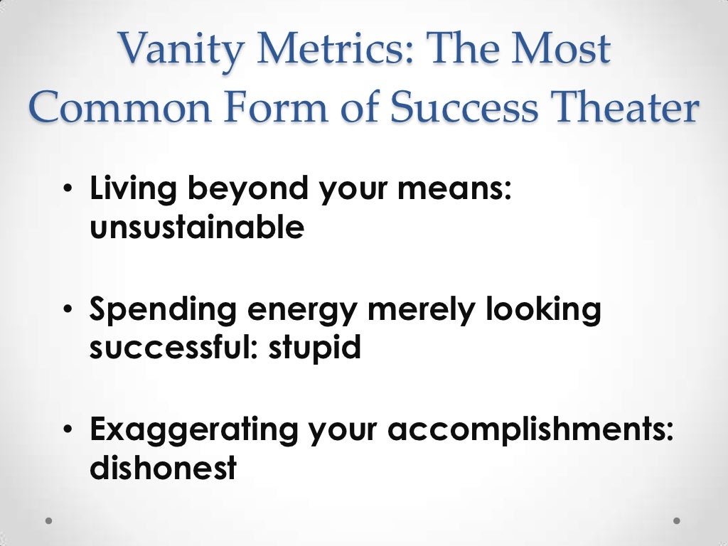 Vanity Metrics The Most Common