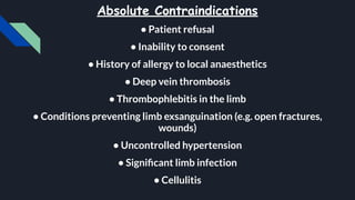Biers Block Risks Intravenous Regional Anaesthesia (Bier Block) | PDF