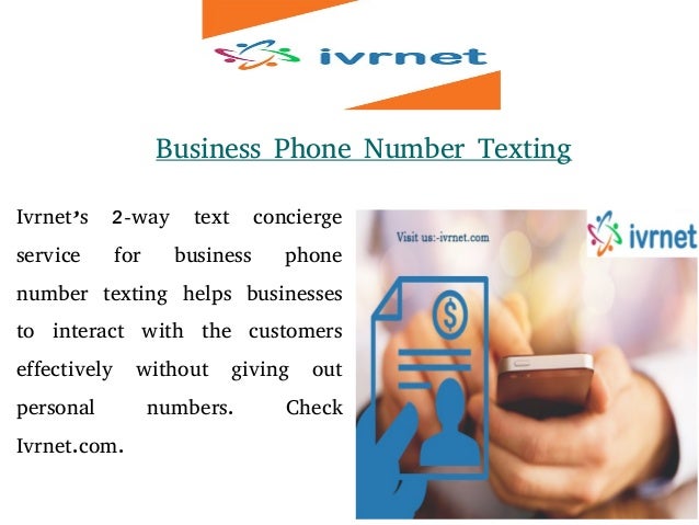 Business Phone Number Texting | PDF