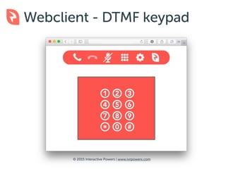 © 2016 Interactive Powers | www.ivrpowers.com
Webclient - Calling….
 