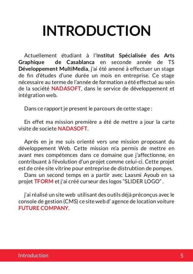 Mohammed Yamani  Rapport De Stage