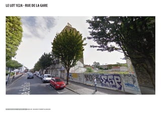 LE LOT 1E2A - RUE DE LA GARE
IVRY CONFLUENCES - SECTEURS 1 & 2 SADEV 94 - REICHEN ET ROBERT & ASSOCIES
 
