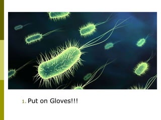 1. Put on Gloves!!!
 