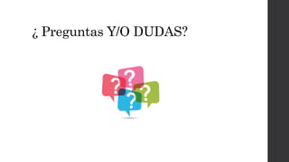 ¿ Preguntas Y/O DUDAS?
 