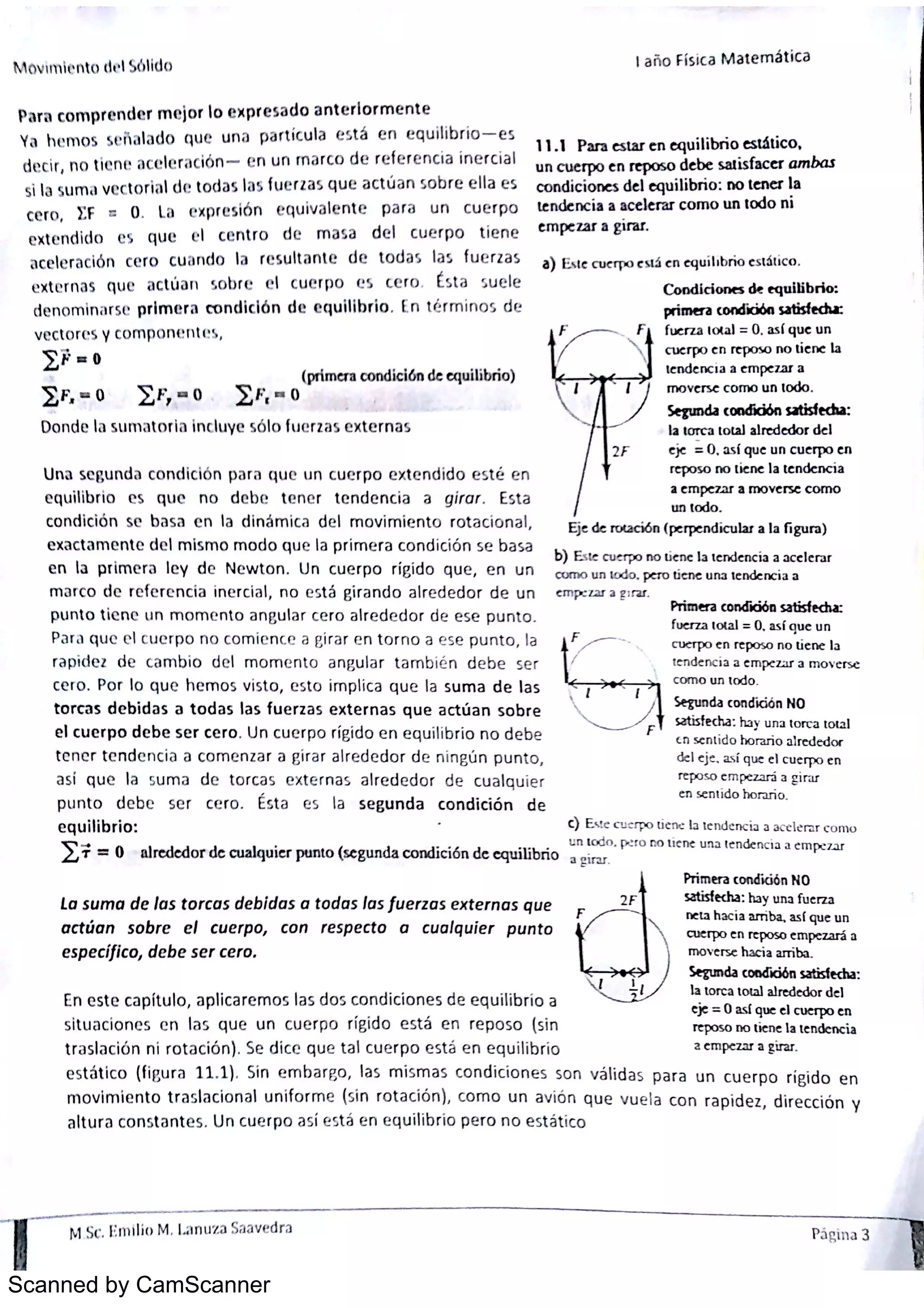 IV Unidad Estática del Cuerpo Rigido - Movimiento del Sólido | PDF