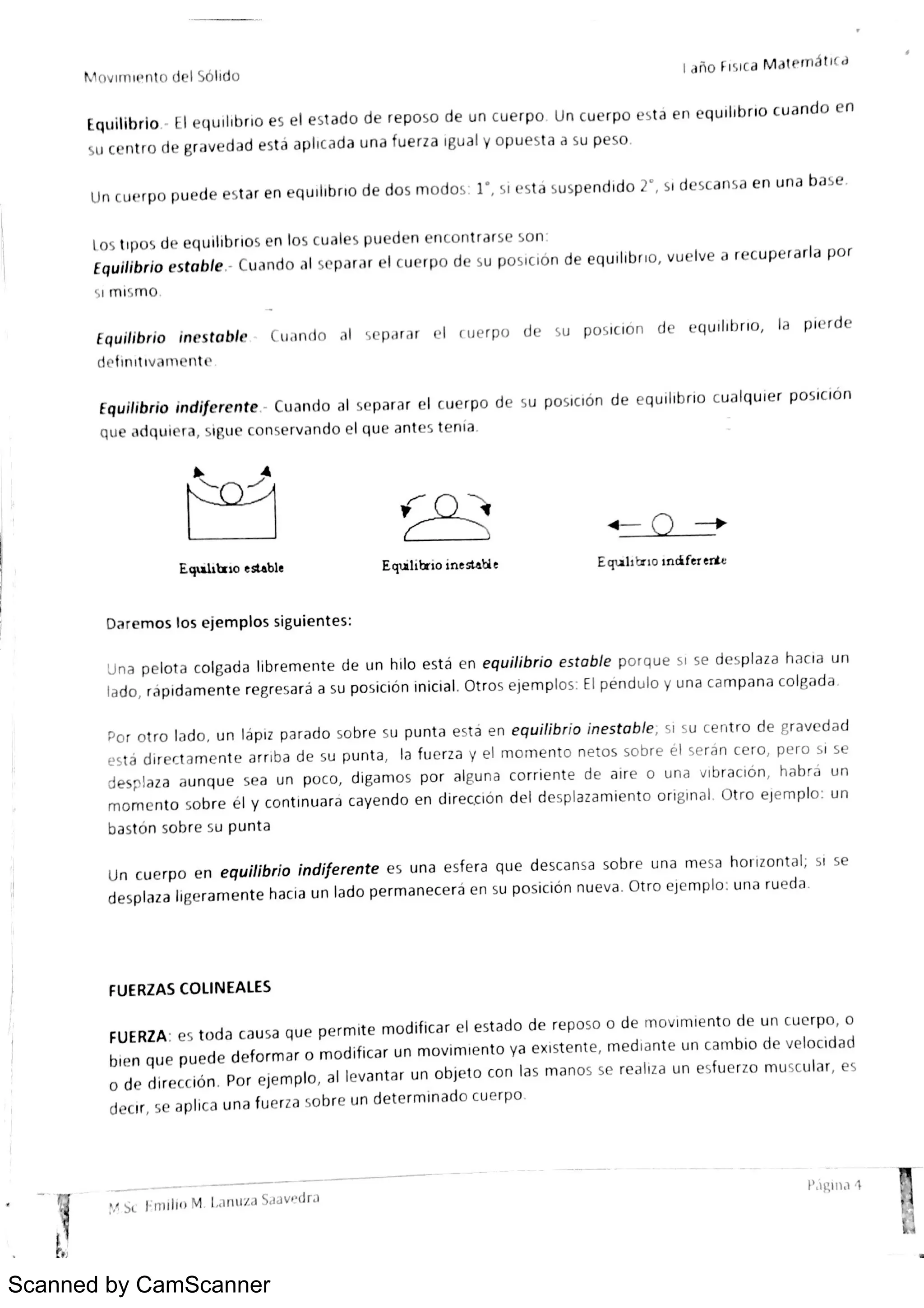 IV Unidad Estática del Cuerpo Rigido - Movimiento del Sólido | PDF