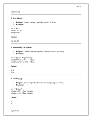 Comprehensive Guide to Python Dictionaries and String Manipulation | PDF