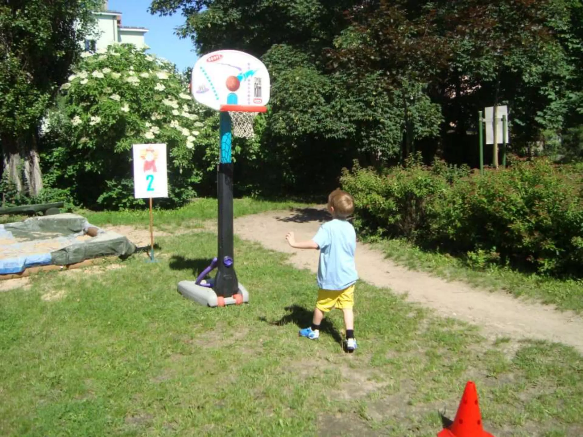 Zabawy sportowe w "Jarzębince"