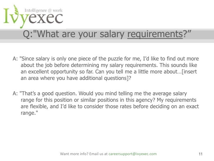 ivy exec webinar salary negotiation webinar with sarah how to email salary requirements