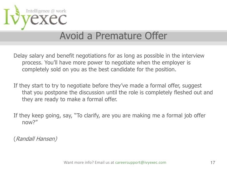 salary offer negotiation