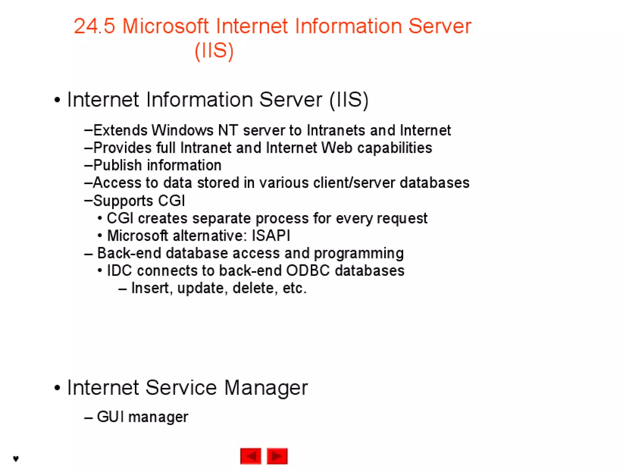Internet development 24