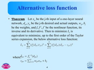 A New Learning Method for Single Layer Neural Networks Based on a ...