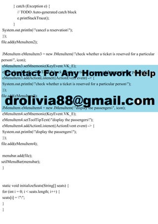 I want to write this program in java.Write a simple airline ticket.pdf