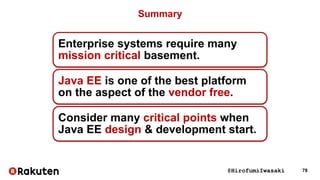 Huge Enterprise Systems Architecture Design with Java EE | PDF