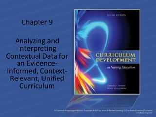 Chapter 9
Analyzing and
Interpreting
Contextual Data for
an Evidence-
Informed, Context-
Relevant, Unified
Curriculum
 