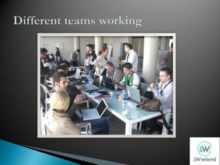 Different teams working 