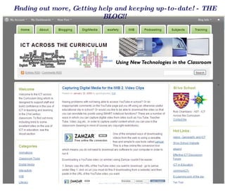 Finding out more, Getting help and keeping up-to-date! - THE BLOG!! 