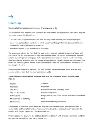 Onlin Scams Guide.pdf IWC - Phishing and Internet Scams | PDF
