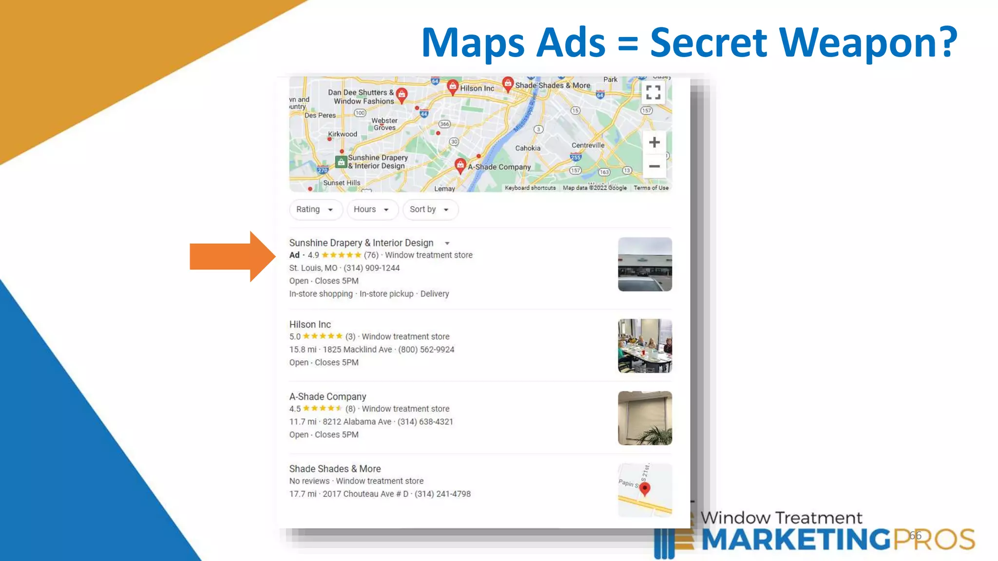 66
Maps Ads = Secret Weapon?
 