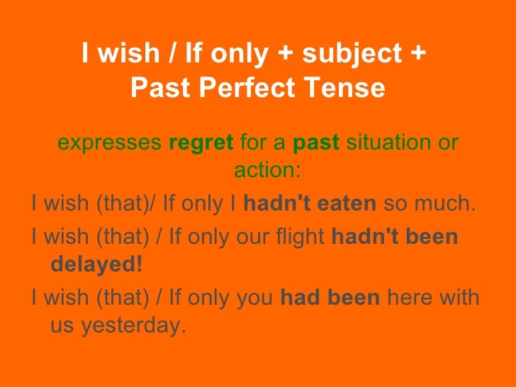 Resultado de imagen para i wish if only explicacion