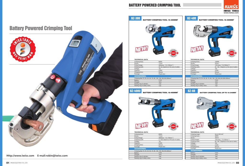 Iwiss Hydraulic Tools Catalogue Main 20132014