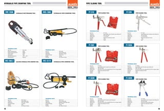 Iwiss Pipe Tools 2015 - Crimping Tools - Pipe Expander - HAVC Tools