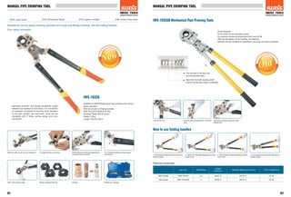 Iwiss Pipe Tools 2015 - Crimping Tools - Pipe Expander - HAVC Tools