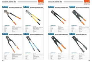 Iwiss Pipe Tools 2015 - Crimping Tools - Pipe Expander - HAVC Tools