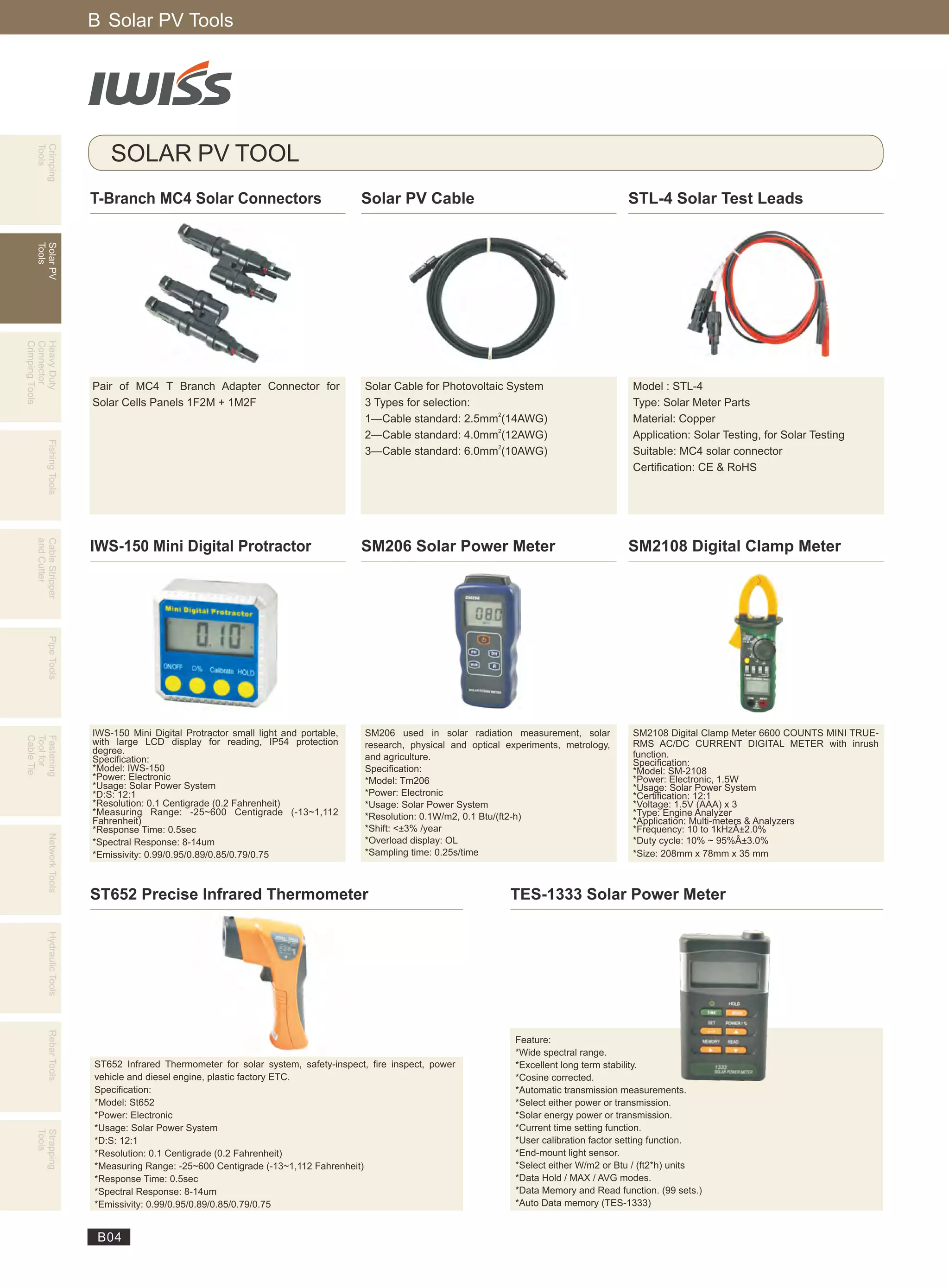 Iwiss Tools New Catalogue PPT