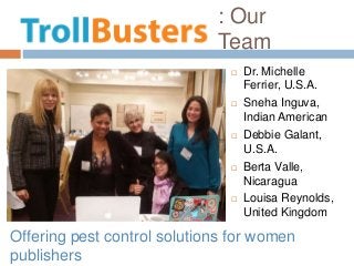 TrollBusters: International Women's Media Foundation Hackathon Solution