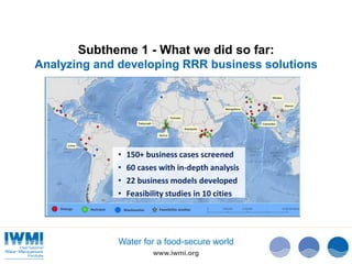 IWMI Resources Recovery and Reuse - From research to uptake