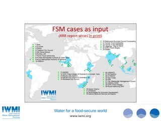 IWMI Resources Recovery and Reuse - From research to uptake