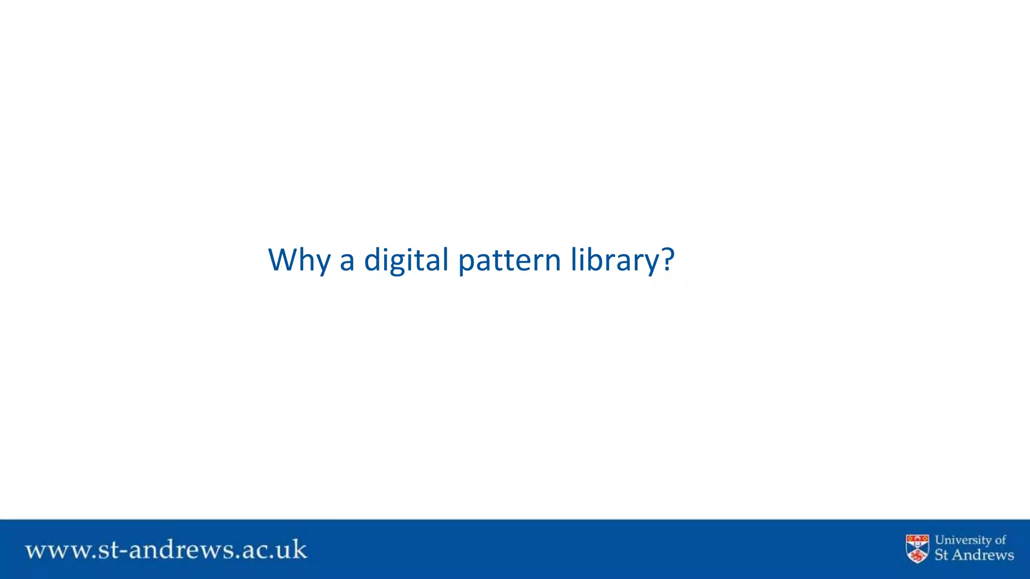 Digital pattern library | PPT