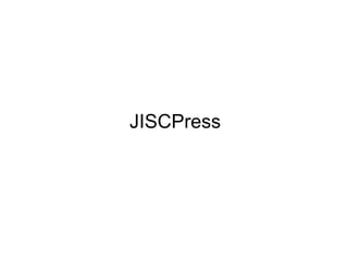 JISCPress 